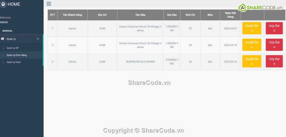 Code web,Source code web,php,web bán giày,đồ án php,web